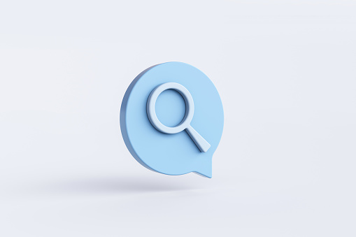 Magnifying Glass, Search Engine, Three Dimensional, Icon,