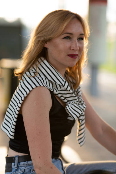 istock A young woman at a subway station 1428623433