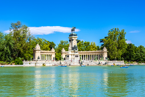 Retiro-Park in Madrid