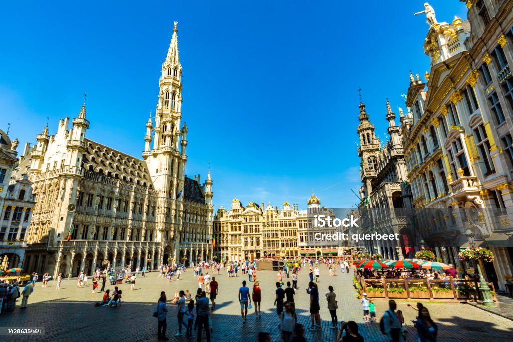 Grand Place in Brussels City of Brussels Stock Photo