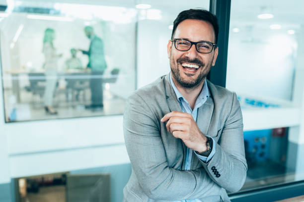 istock Portrait of businessman 1428642459