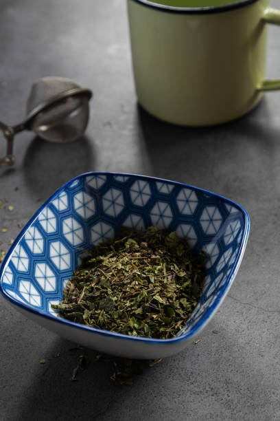 infusão cbd com cânhamo, verbena e estevia - stevia tea herbal tea herb - fotografias e filmes do acervo