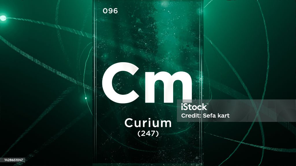 周期表のキュリウム記号化学元素原子設計背景の3dアニメーション アイコンのストックフォトや画像を多数ご用意 アイコン