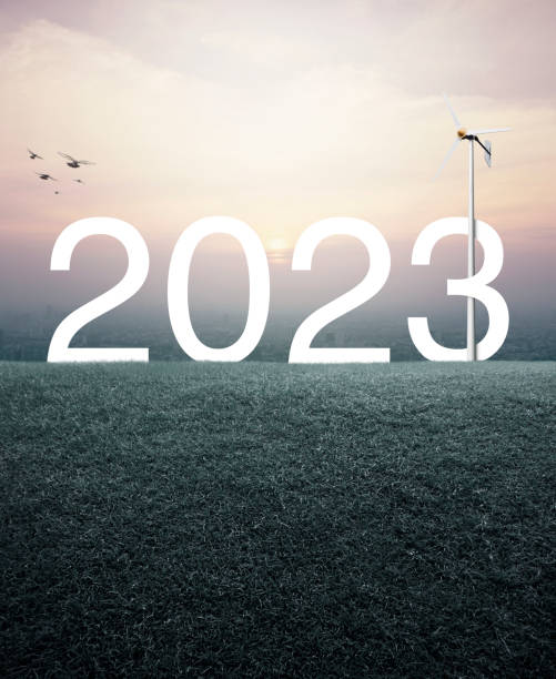 istock Happy new year 2023 ecological cover concept 1428653183