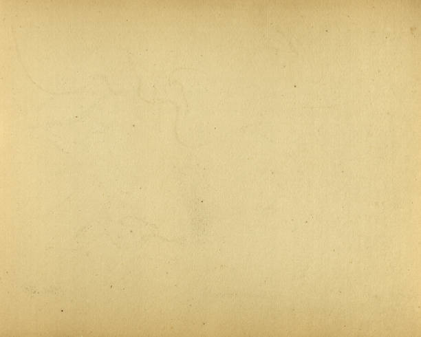 istock Vintage yellowed aged paper background texture 1428656467