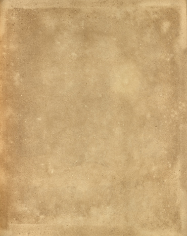 Vintage stained aged brown paper background texture, original Victorian 100+ years old