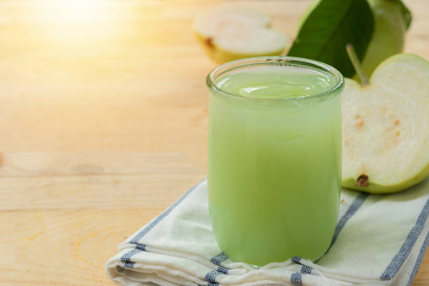 istock Guava juice and fresh Guava 1428658004