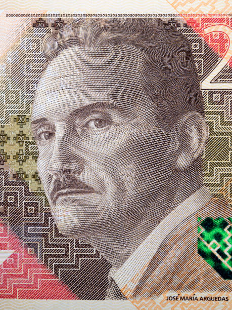istock Jose Maria Arguedas a portrait from Peruvian money 1428661277