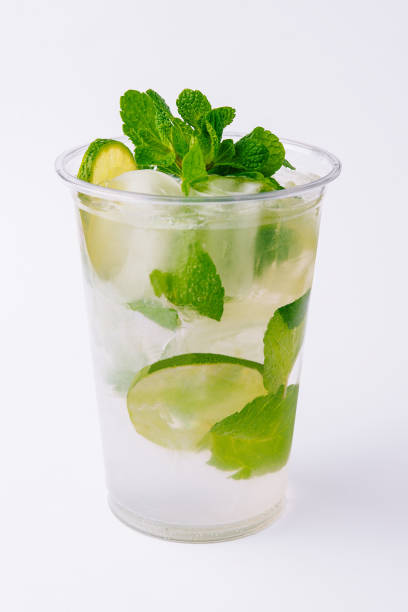 istock Fresh mojito drink on white background 1428662650