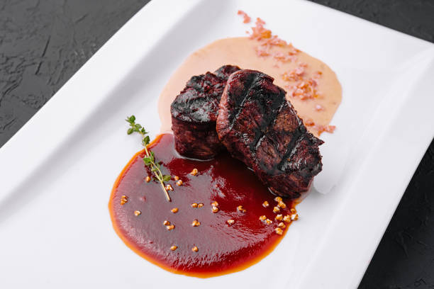 istock Delicious grilled fillet mignon at the restaurant 1428662665