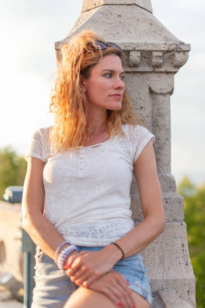 istock Sad young woman thinking about future outdoors 1428674836