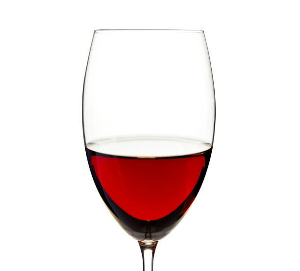 istock Red wine in a glass close up 1428678382