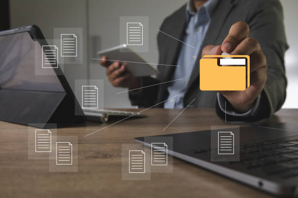 istock Stack documents file business paper Pile of documents folder on desk paperwork accounting concept 1428684027