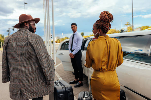 istock African American couple going for luxurious vacation. 1428687383