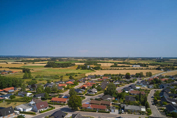 istock landscape of town with windmills 1428693331