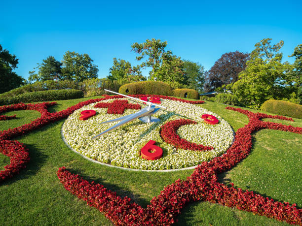 istock Flower watch in Geneva 1428698383
