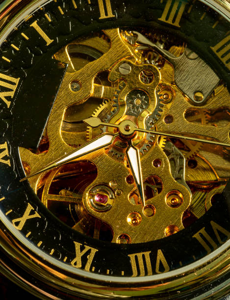 istock macro mechanical watch,Clockwork swiss vintage watch 1428698902
