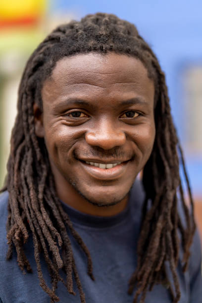 istock Close up of african man with dreadlocks 1428699760