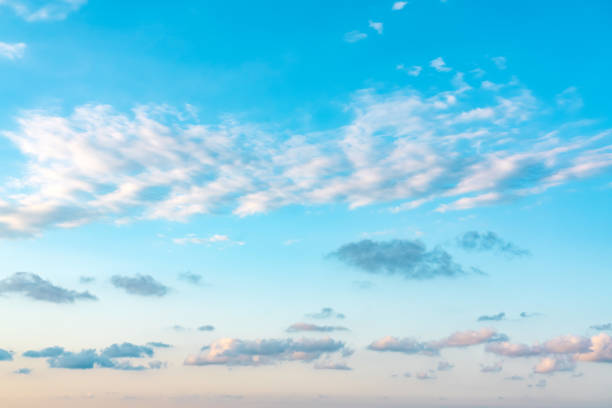 istock Beautiful clouds in the blue sky 1428725389