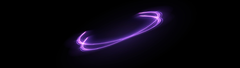 Neon glowing shiny lines effect vector background. Luminous white lines of speed. Light glowing effect. Abstract motion lines. Light trail wave, fire path trace line, car lights, optic fiber and inc