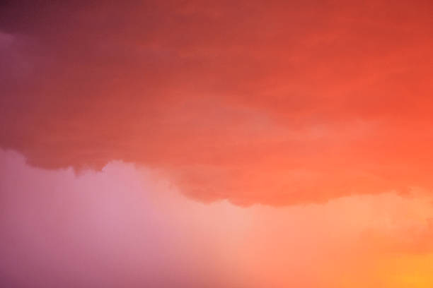 clouds lit by the sun. Colorful sunset sky , texture.