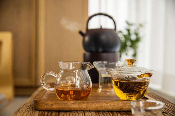 istock Chinese tea ceremony teapot and tea cup 1428729935