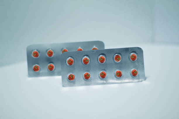 istock Vegetable recommendations for a healthy life, Tomatoes in medicine boxes 1428733286
