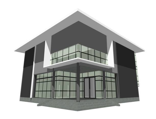 istock 3D illustration of building project 1428734585