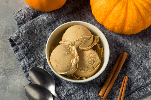 istock Homemade Pumpkin Spice Ice Cream 1428747766