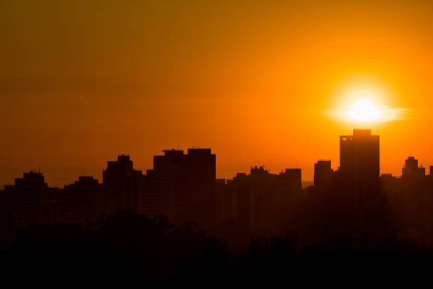 istock City Skyline on Sunrise 1428749284