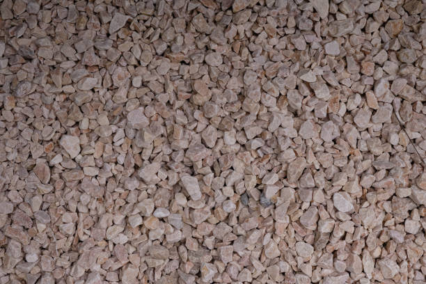 istock Pink crushed stones. Natural stones for design. 1428766459