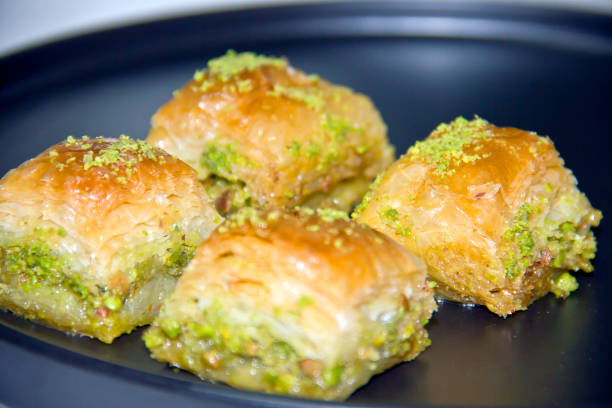 istock Turkish baked pistachio baklava 1428776132