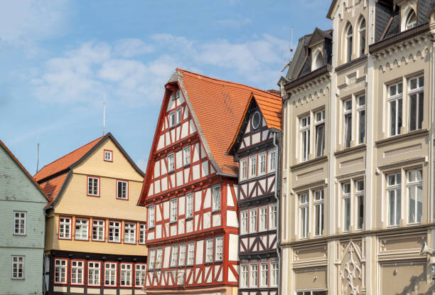 istock half timbered historic houses at central square in Alsfeld, germany 1428790714