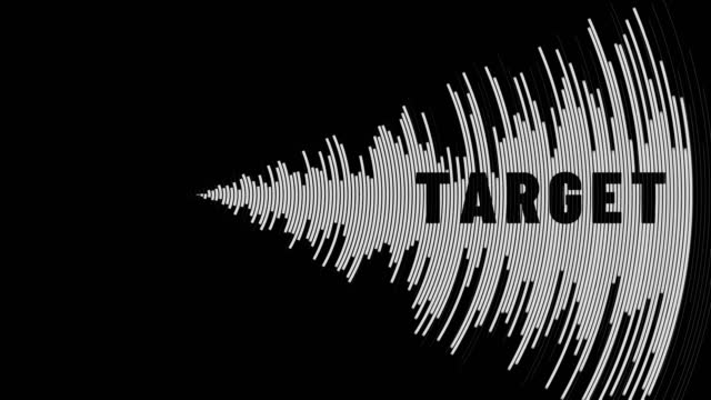 Text Target Search Radar Animation
