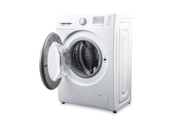 istock White washing machine on a white isolated background 1428792584