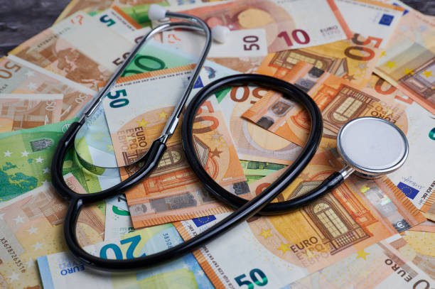 istock stethoscope on European banknotes 1428796715
