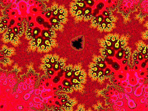 High resolution multicolored  fractal background, which patterns remind the ones of cells seen under a microscope.