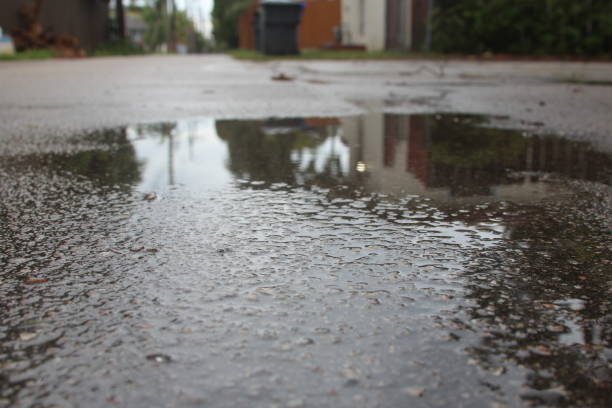 istock close-up low angle of puddle from rain 1428799293