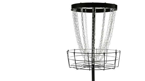 Target basket used for disc golf.