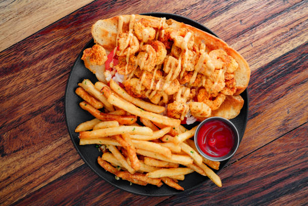 istock Shrimp po-boy sandwich 1428809774
