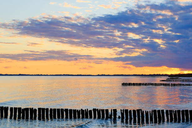 istock Gorgeous Sunset at the Ile of Moen 1428810379