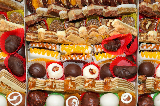 istock Homemade small cake pieces 1428817260