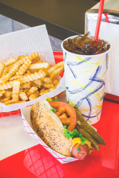 istock Hot Dog with Fries 1428818189
