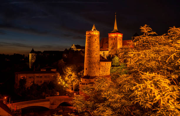 Old Wasserkunst, a water supply facility is one of the symbols of the city of Bautzen. The tower is located on the outskirts of the old town on the banks of the river Spree.