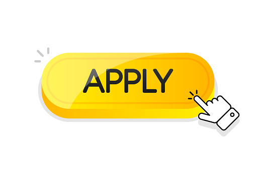 Applies Click Apply 3d Button Mouse Touched Button Vector Illustration Stock ...