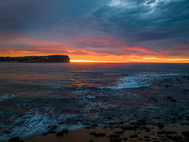 istock Cloud filled sunrise seascape 1428847129