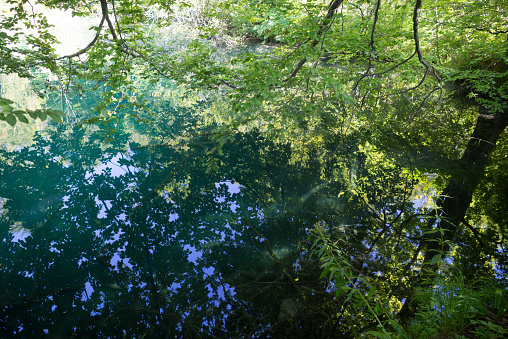 Plitvice Lakes National Park, Croatia. It is a UNESCO World Heritage Site.