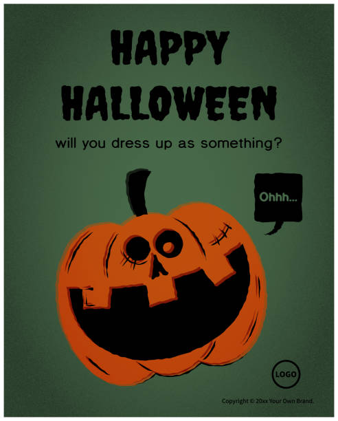 Spooky Pumpkin Head says It’s Halloween Time, Wear your best costume to our monster mash Halloween Cartoon Characters Design Vector art illustration
Spooky Pumpkin Head says It’s Halloween Time, Wear your best costume to our monster mash. cartoon devil with speech bubble stock illustrations