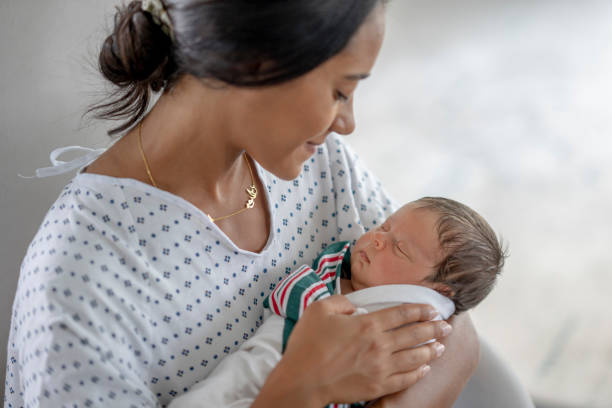 istock Newborn and His Mother 1428852181