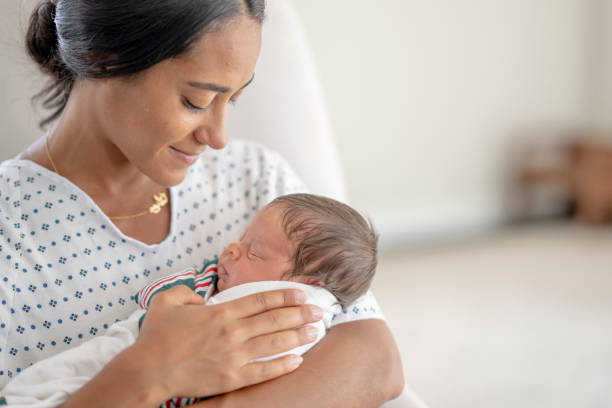 istock Newborn and His Mother 1428852191